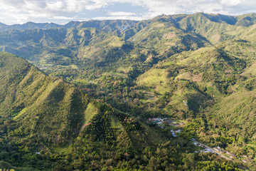 Fototapeta na wymiar Tierradentro valley in Cauca region of Colombia