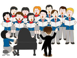 学生のコーラス