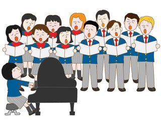 学生のコーラス