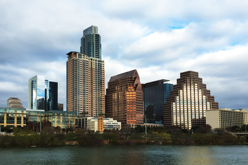 Fototapeta premium The Austin, Texas, skyline at twilight