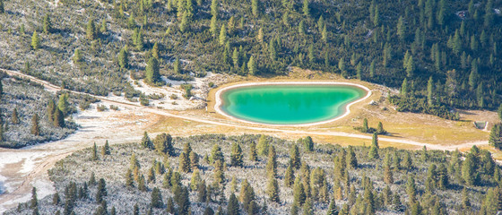 Le Tofane lake, Dolomites