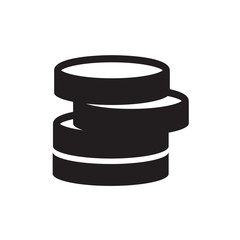 Coins icon. Cash money sign