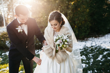 beautiful winter wedding