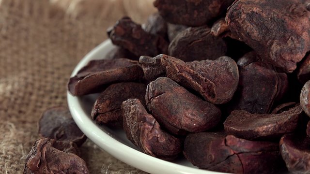 Heap of rotating Kola Nuts (seamless loopable 4K footage)