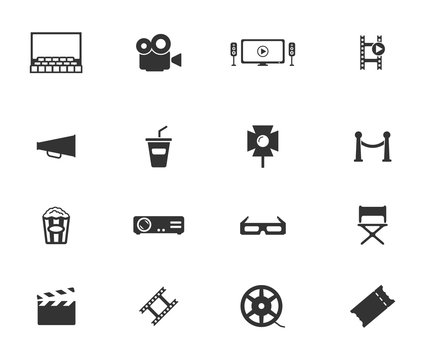 Cinema simply icons