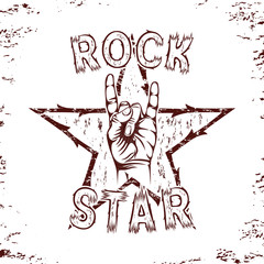 Rock star background.