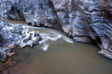 creek flowing over the rocks