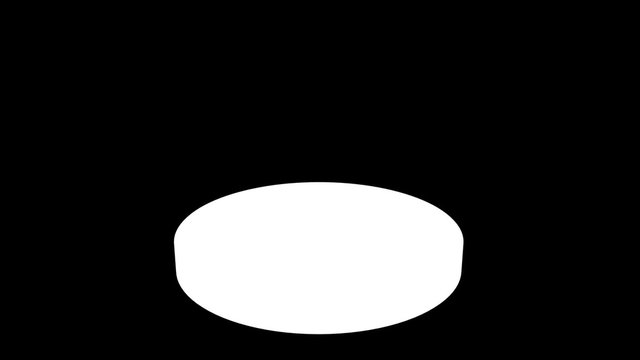 Falling Three circle cylinder diagram for presentation templete(included alpha)