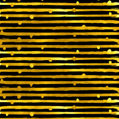 Gold textured seamless pattern of golden stripes