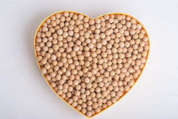 soybean isolated on white background