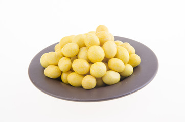 Peanutes or Crispy Coated Peanuts on background.
