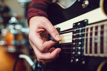 Man playing guitar