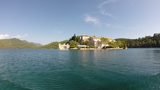 View of the island of Mljet