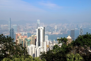 Victoria Peak – Panoramablick auf Hong Kong Island und Kowloon