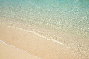 Wave of sea sand beach