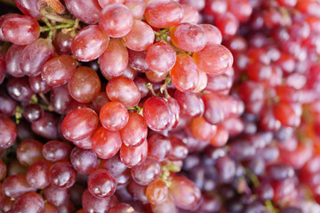 red grape, closeup shot