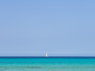 Sailing in Formentera