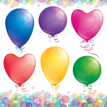 set of balloons