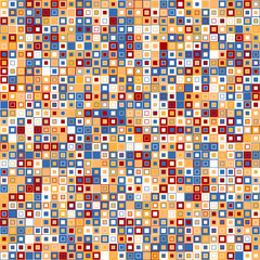 Fototapeta premium Vector abstract background. Consists of geometric elements. The elements have a square shape and different color.