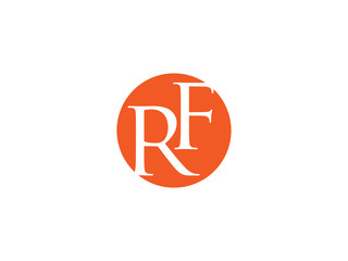 Double RF letter logo