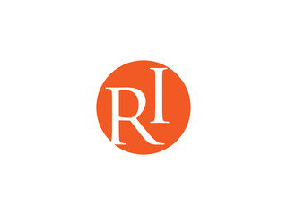 Double RI letter logo