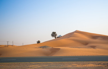 sand dunes in the desert