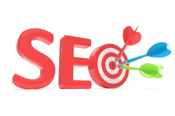 SEO concept. 3D illustration.