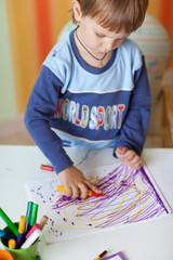 Drawing little boy 