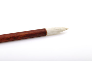 Writing brush isolated on white background