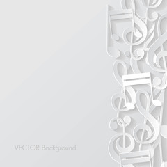 Naklejka premium Music background. Vector illustration