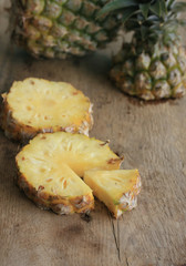 fresh pineapple sweet fruit