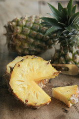 fresh pineapple sweet fruit