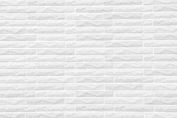 White grunge brick wall texture background