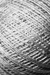 Thread texture background black and white