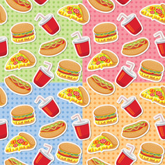 patterns with fast food