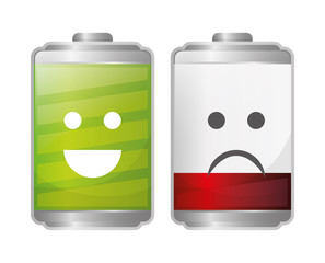 Battery icons graphic