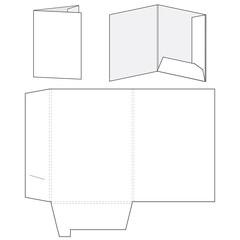 Blank folder template