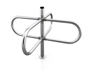 Screw tourniquet isolated on white background. 3d.