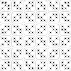 Seamless Square and Circle Pattern