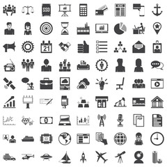 Universal icon set. 81 icons