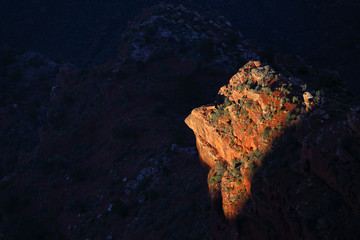 Fototapeta na wymiar Scenic view of Grand Canyon national park during sunset, Arizona, USA