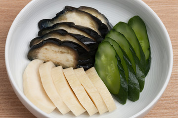漬け物の盛り合わせ