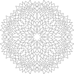 Mandala, Vorlage Malbuch für Erwachsene, Meditationshilfe, zur Ruhe kommen