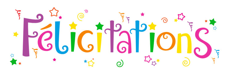 Carte “FELICITATIONS”