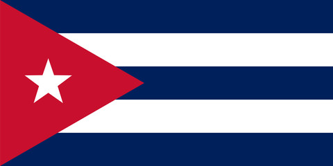 Standard Proportions for Cuba Flag