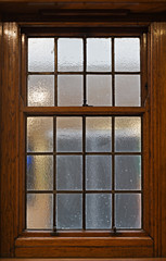 Beautiful solid oak sliding sash window