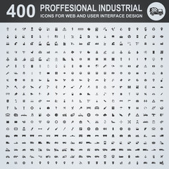 Professional industrial icons