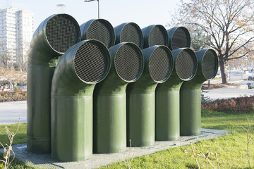 vent pipe on street
