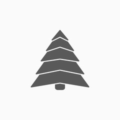 Fototapeta premium christmas tree icon