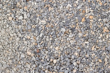 Streets paved with gravel